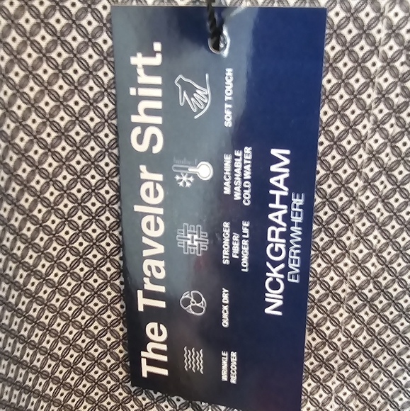 Nick Graham Traveler Shirt Modern Fit - Picture 4 of 5